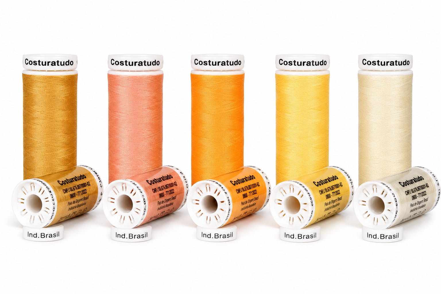LINHA COSTURA COSTURATEX AMARELOS/ LARANJAS